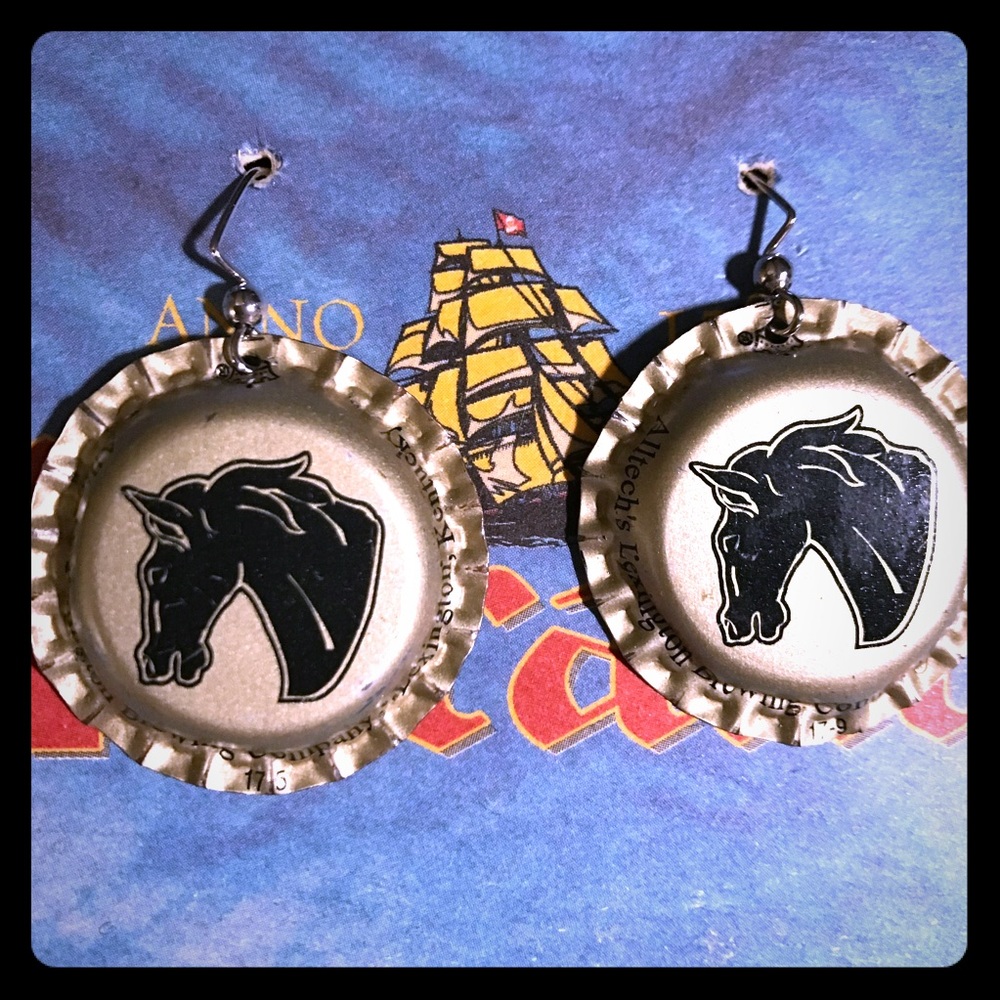 2 for 10, Beer Cap Earrings